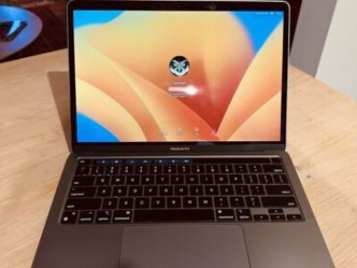 Apple MacBook Pro 13in (256GB SSD, M1, 8GB) Laptop – Space Grey – MYD82X/A…