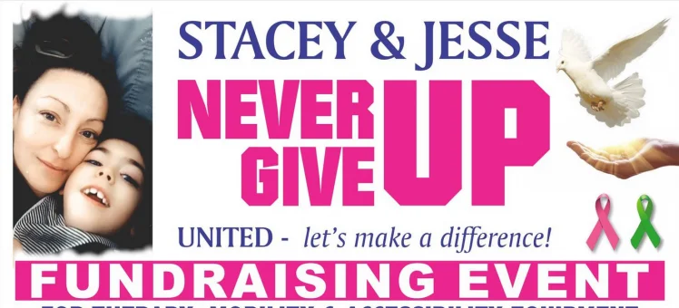 Stacey & Jesse. Never give up. Fundraising